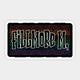 LGBTQ PATTERN AMERICA FILL MORE Sticker